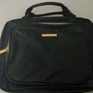 Joy Mangano BlackWomen's Toileties Cosmetic Travel Make Up Bag